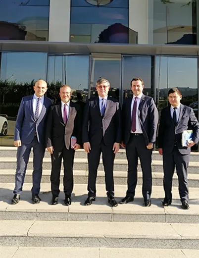Kazakistan Ankara Büyükelçimiz ve Yatırım Müsteşarı şirketimiz ziyaret etti