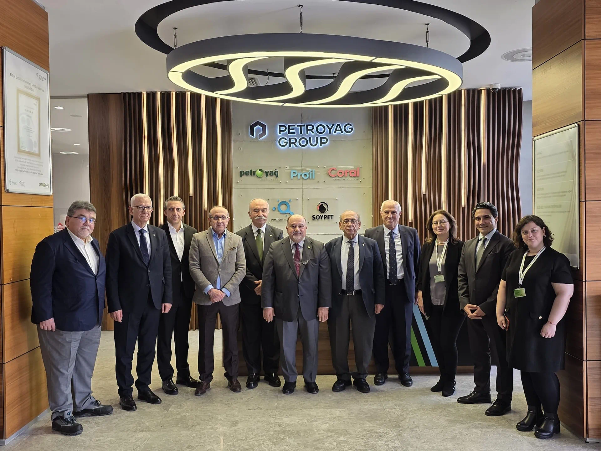 TURKTRADE 'in Yönetim Kurulu üyelerini geçtiğimiz hafta Petroyağ'da ağırladık